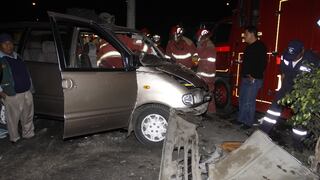 Accidentes de tránsito en Breña y El Agustino dejan tres heridos 
