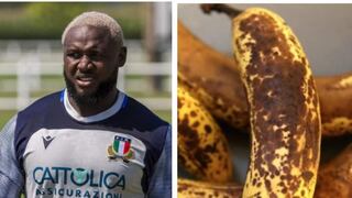 Jugador de rugby afrodescendiente denuncia racismo al recibir banana podrida en intercambio de regalos