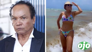 Melcochita elogia a Magaly Medina luego de verla en un diminuto bikini