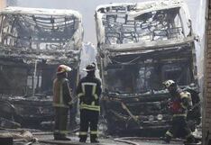 Ate: Un adulto mayor herida y pérdidas de más de 400 mil dólares dejó incendio en taller