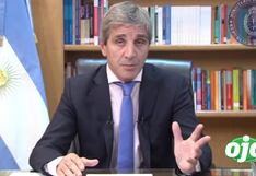 Argentina: Ministro de Finanzas, Luis Caputo, anunció cuáles serán las medidas para afrontar crisis económica