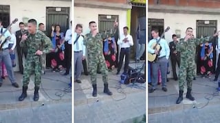 Soldado se emociona hasta las lágrimas mientras alaba a Dios (VIDEO)