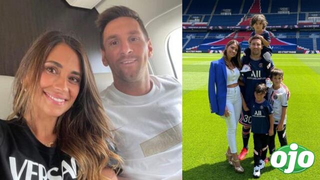 El millonario look de la esposa de Lionel Messi, Antonela Roccuzzo, en su viaje a París 