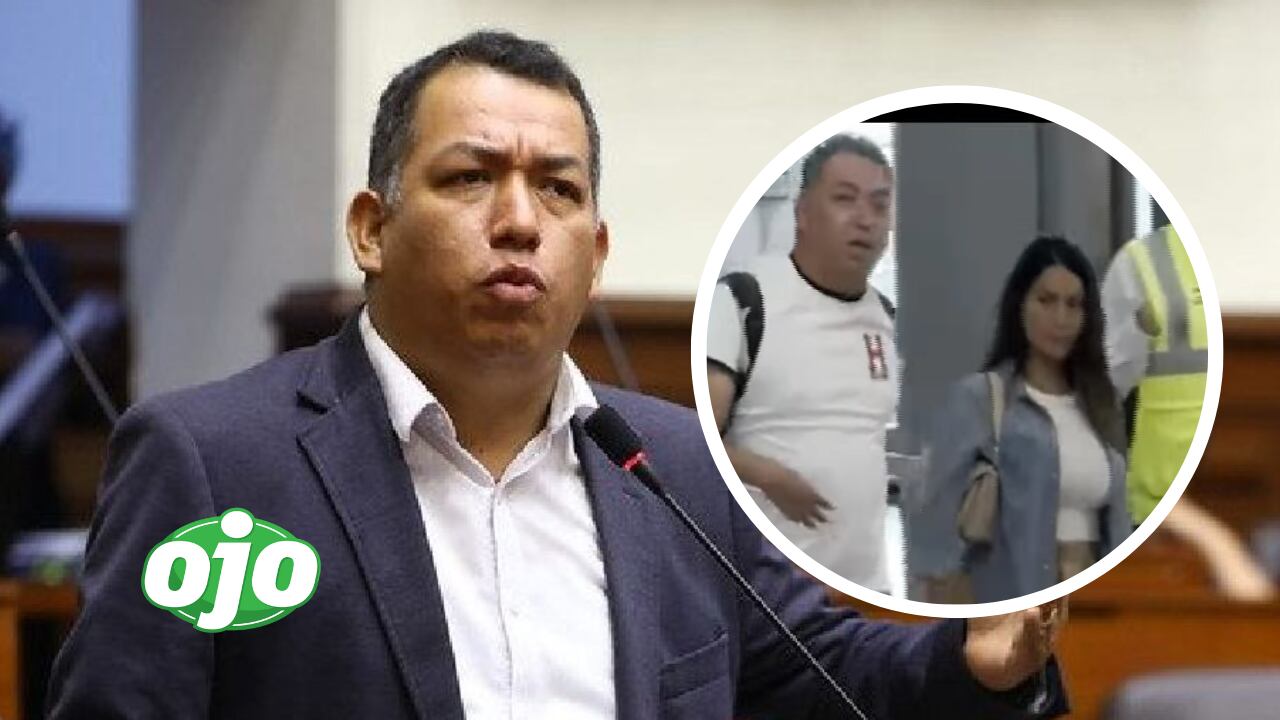 Esposa de Darwin Espinoza termina su relación por extraña amistad con trabajadora del Congreso. (Foto: Composición GEC)