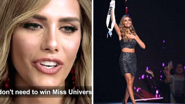 Ángela Ponce rompe en llanto al revelar fotos inéditas de su niñez durante el Miss Universo (VIDEO)