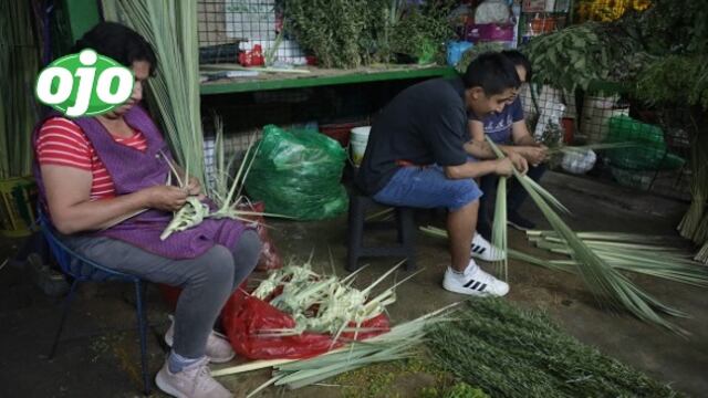 Semana Santa: Comerciantes “rayan” con venta de palmas en Domingo de Ramos