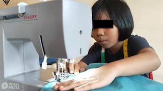 Coronavirus: Niña con 9 años cose batas especiales para médicos que luchan con la pandemia | VIDEO