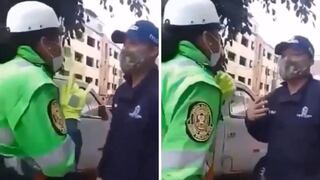 “Ustedes se comportan como delincuentes”: Mujer policía reprocha a sereno tras desalojo de ambulantes | VIDEO