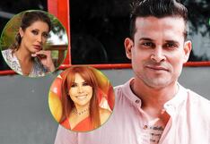 Christian Domínguez minimiza críticas de Magaly Medina y respalda a Karla Tarazona: No nos importa lo que la gente opine