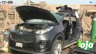 Lurín: cae banda dedicada a desmantelar vehículos robados cae en operativo policial