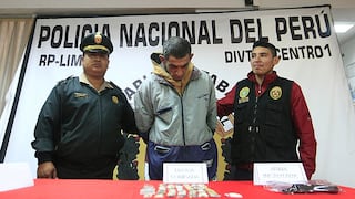 Cercado de Lima: 'El Orejón' cae con arma y droga en plena vía pública [VIDEO]  