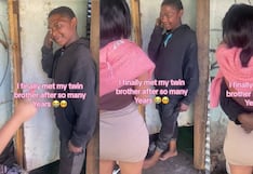 Hermanos gemelos se emocionan hasta las lágrimas al conocerse tras haber sido separados al nacer