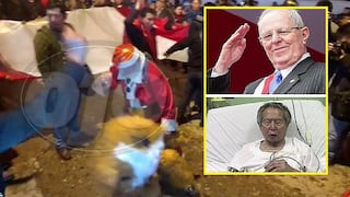 Papá Noel maltrata al PPKuy y policías se enfrentan a manifestantes en marcha (VIDEO)  