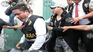 Ronny García permanece en la sede del PJ donde se decidirá a qué penal irá (FOTOS)
