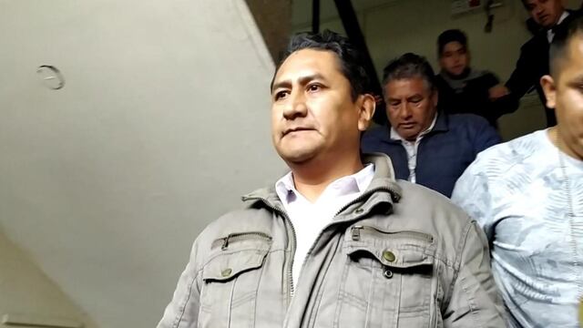 PJ dicta prisión preventiva de 36 meses para Vladimir Cerrón