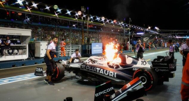 Pierre Gasly tuvo incidente con su vehículo de la escudería AlphaTauri hace dos años. (Foto: EFE)