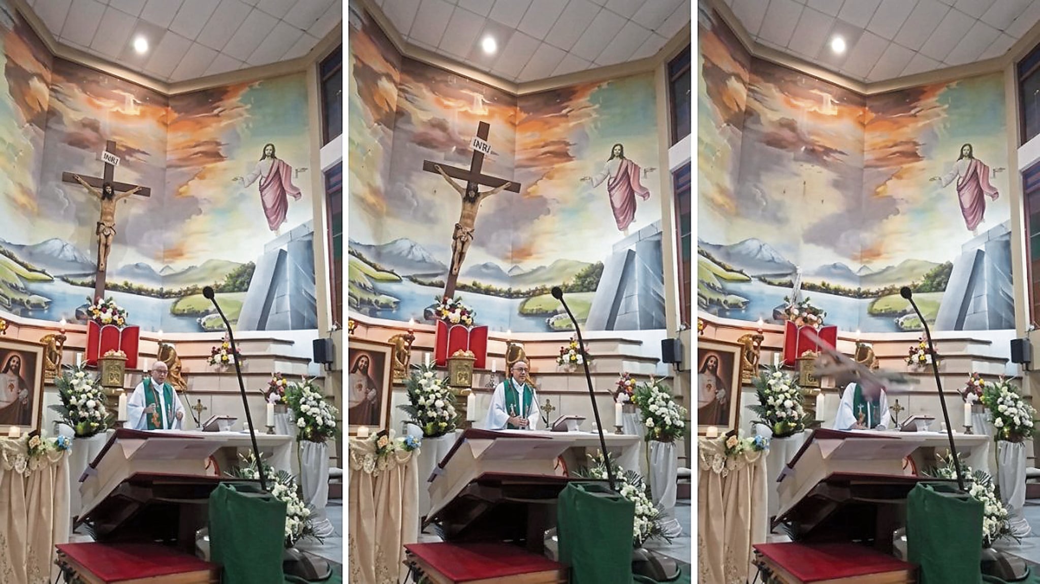El sacerdote Patricio Alfredo Sánchez Molinari murió la noche del sábado cuando celebraba la misa en Guayaquil.