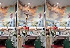 Sacerdote muere aplastado por imagen de Jesucristo en la cruz en plena misa