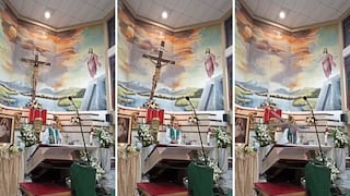 Sacerdote muere aplastado por imagen de Jesucristo en la cruz en plena misa