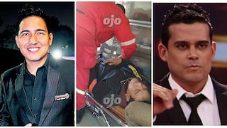 Pedro Loli, cantante de la orquesta de Christian Domínguez, se golpeó la cabeza en accidente