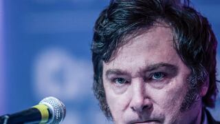 Presidente argentino Javier Milei con roche por los discapacitados