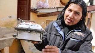  Boliviano inventa robot acuático