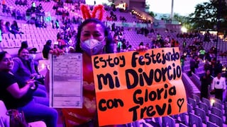 Fan de Gloria Trevi celebra su divorcio asistiendo al concierto de su artista favorita