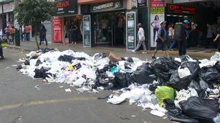 ​Malestar por basura acumulada en Gamarra (FOTOS y VIDEO)