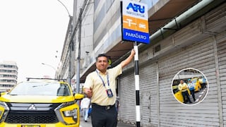 Carril bus Abancay en marcha blanca: así funcionan los paraderos de taxis