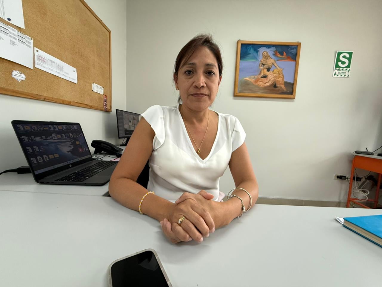 Rosana Manrique Hoyos, directora de la Institución Educativa Trilce de Chorrillos.