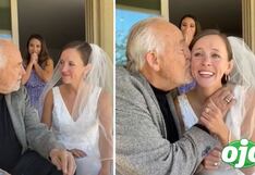 Hombre con Alzheimer reconoció a su hija en el día de su boda: “Estás radiante”
