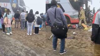 Variante de Pasamayo: Se registra múltiple choque entre 15 vehículos y deja 2 fallecidos