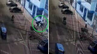 Rateros asaltan a trabajador municipal en la puerta de la Municipalidad de Barranca│VIDEO