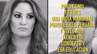 ​Antonio Pavón: “eres una india marginal porque eres peruana” (VIDEO)