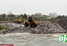 Chosica: realizan labores de limpieza y descolmatación en río Rímac ante fenómeno El Niño