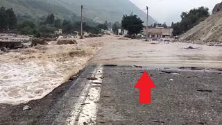 Carretera Central: río Rímac se desborda y deja este terrible panorama en Huarochirí (VIDEO)