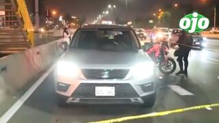 Criminales abandonan vehículo con armas de fuego tras persecución policial en Surco (VIDEO)