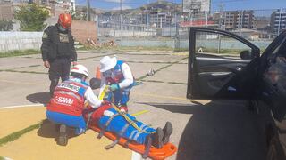Policías fueron capacitados en Puno para actuar en el rescate de pacientes con poli traumatismos
