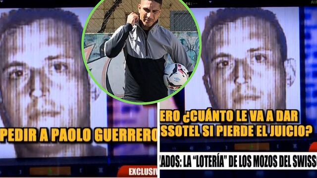 ​Paolo Guerrero: audio revela que mozo del Swissotel recibió oferta de dinero│VIDEO