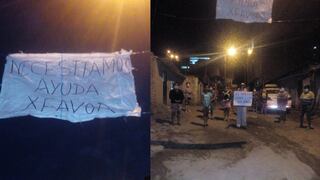 Familia trujillana afectada por huaico y COVID-19 colocó cartel en la calle: ‘Necesitamos ayuda’ | FOTOS
