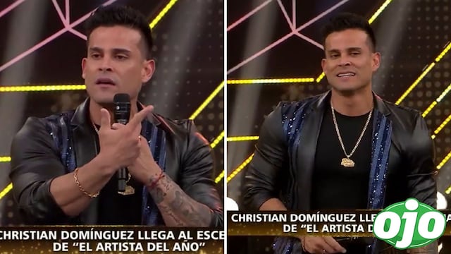 Christian Domínguez reapareció en ‘El artista del año’: “le quedó grande la canción”, aseguró Deyvis 