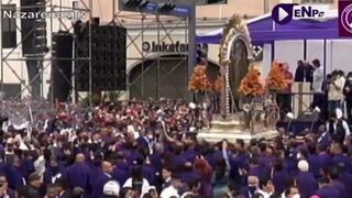 El Señor de los Milagros inicia su quinto y último recorrido procesional por las calles de Lima 