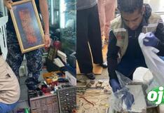 Ministerio de Cultura y PNP incautan telar prehispánico invaluable en el centro comercial ‘La Cachina Fashión’