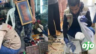 Ministerio de Cultura y PNP incautan telar prehispánico invaluable en el centro comercial ‘La Cachina Fashión’