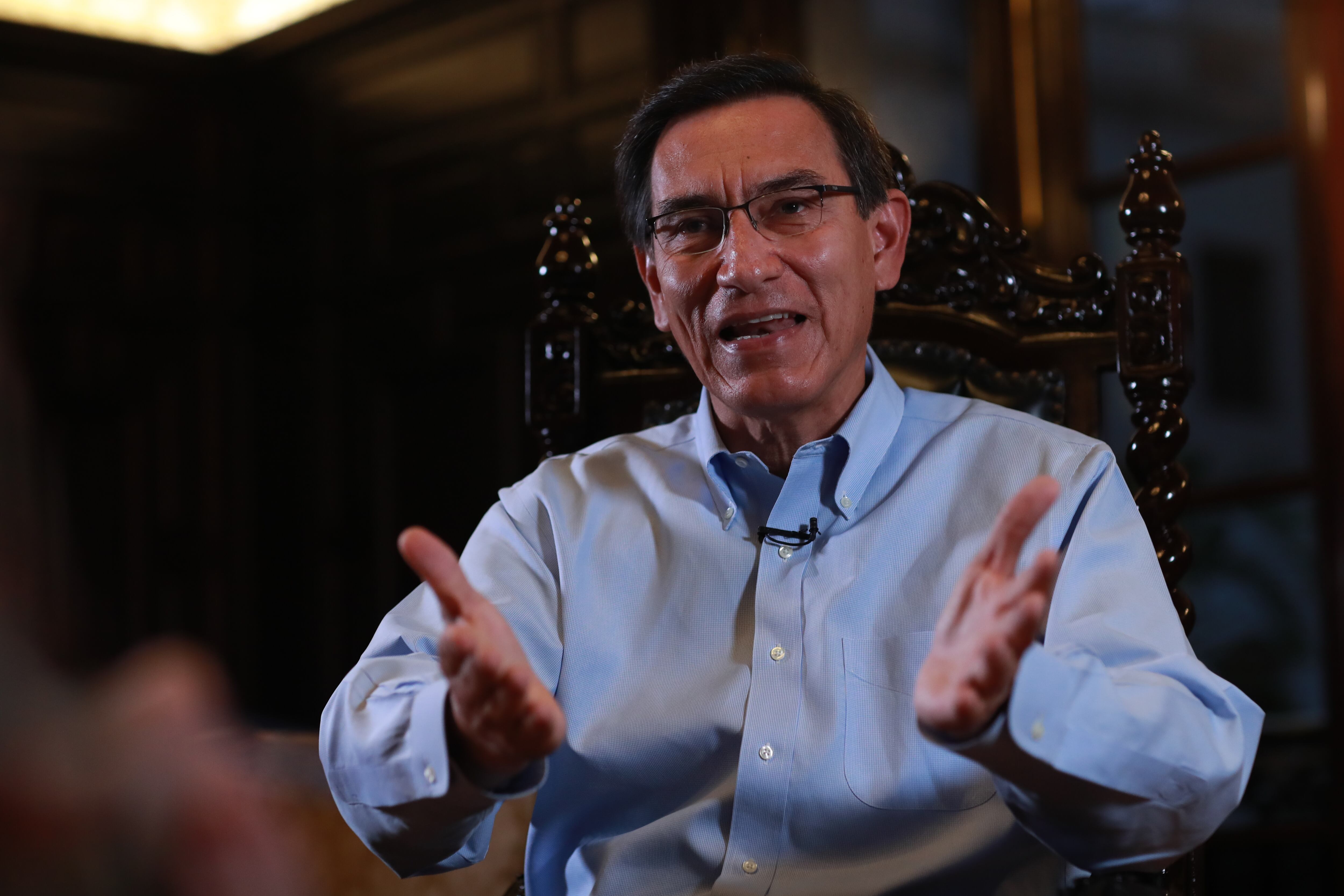 El expresidente Martín Vizcarra alega inocencia en todas las denuncias en su contra. (Foto: Lino Chipana)