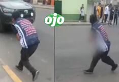 Cercado de Lima: barrista pierde dedos tras explosión de bombarda durante enfrentamiento (VIDEO)