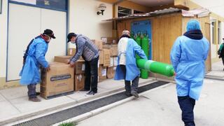 Apurímac: entregaron 60 balones de oxígeno y equipos de protección para hospitales de Cotabambas