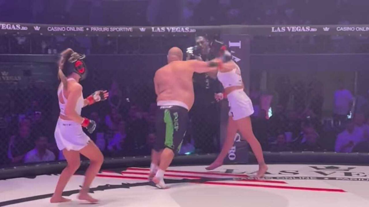 Ellas quisieron pelear y al final recibieron una tremenda paliza.