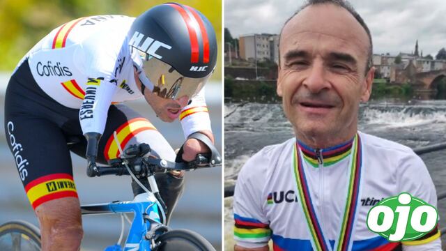 Ciclista sin brazos recibió un reloj pulsera como premio en el Mundial Paralímpico 