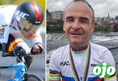 Ciclista sin brazos recibió un reloj pulsera como premio en el Mundial Paralímpico